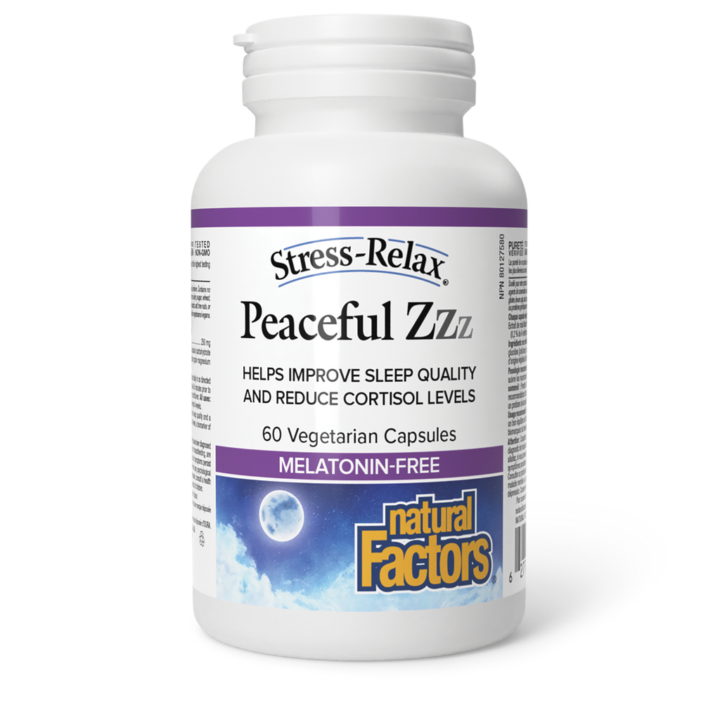 Natural Factors Peaceful Zzz 60 Veg. Caps
