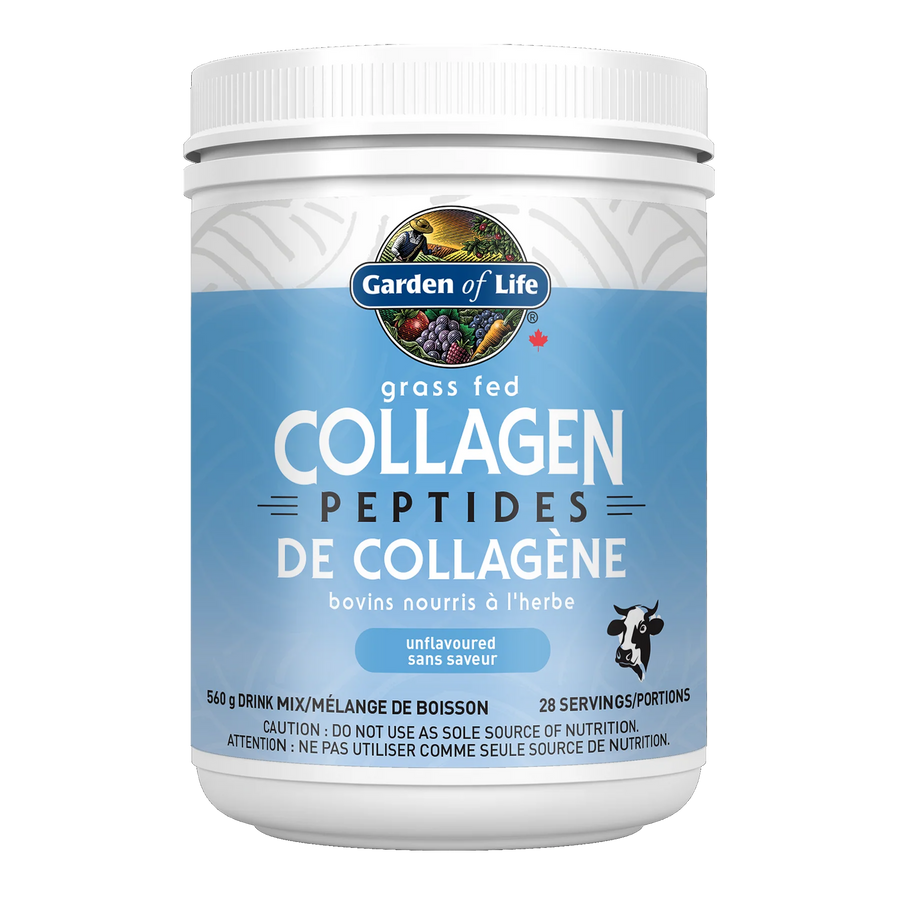 Garden of Life - Grass Fed Collagen Peptides Unflavored 560g Powder
