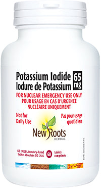 New Roots Potassium Iodide 65mg 60 Tablets
