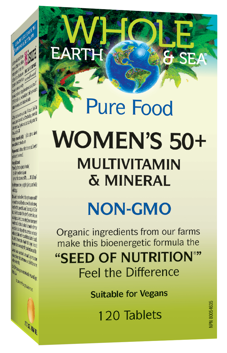 Whole Earth & Sea Women’s 50+ Multivitamin & Mineral 120 Tablets