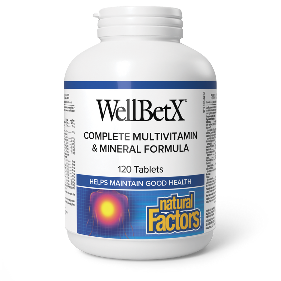 Natural Factors WellBetX Complete Multi 120 Tablets