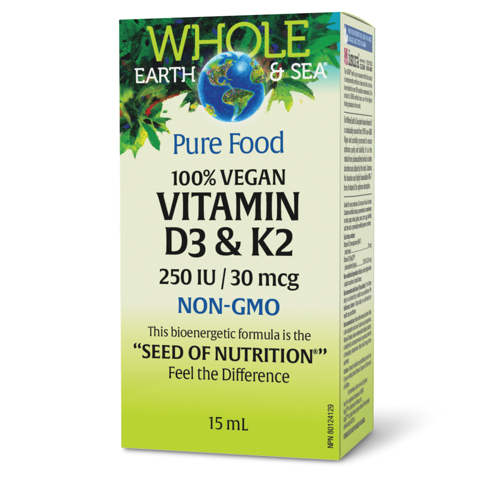 Whole Earth & Sea Vegan D3 & K2 15ml
