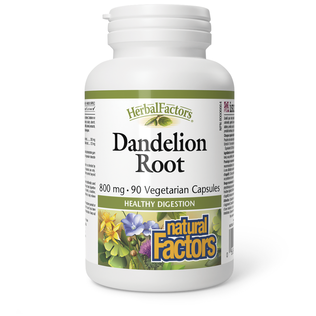 Natural Factors Dandelion Root 90 Veg. Capsules