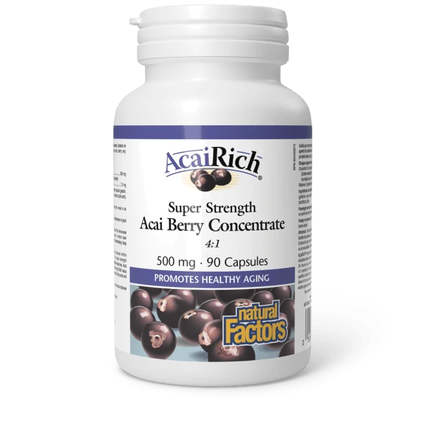 Natural Factors Acai Rich 90 Capsules
