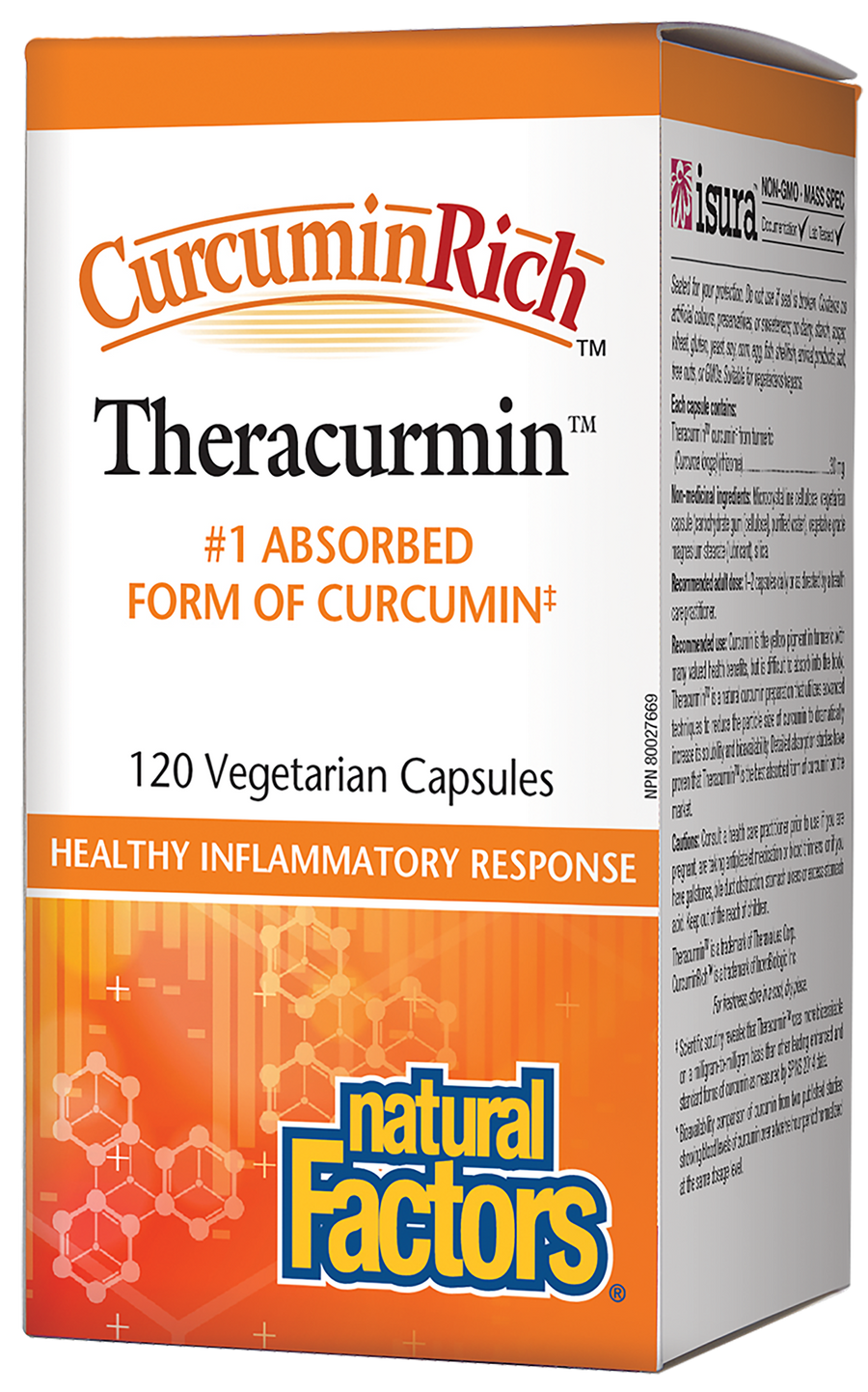 Natural Factors Theracurmin 120 Veg. Capsules