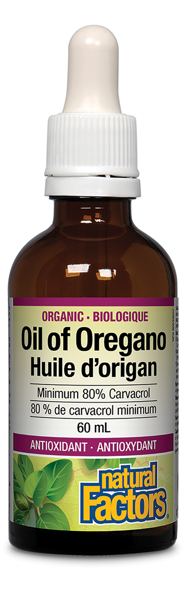 Natural Factors Organic Oil of Oregano Liquid 60ml