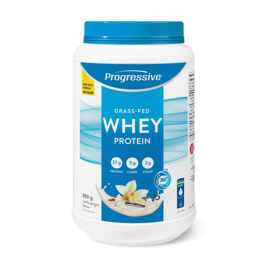 Progressive Grass Fed Whey Protein Vanilla 850g Powder