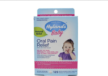 Hyland's Baby Oral Pain Relief 125 Quick-Dissolving Tablets
