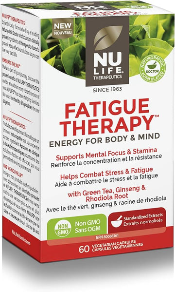 NuLife Fatigue Therapy 60 Veg. Capsules