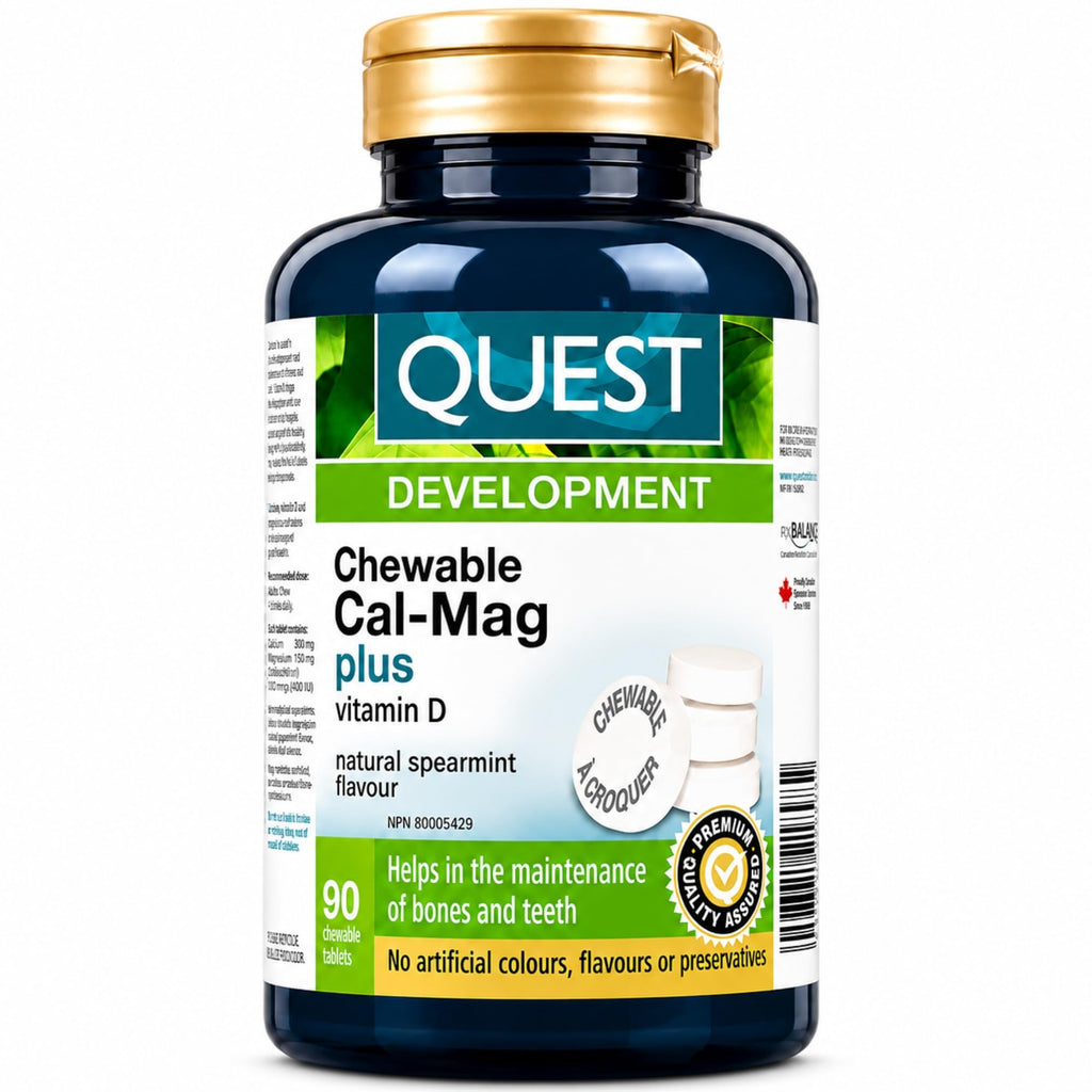 Quest Cal-Mag + Vitamin D 90 Chewable Tablets