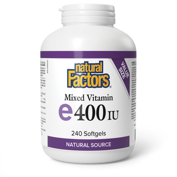Natural Factors Mixed Vitamin E 400 IU 240 Softgels