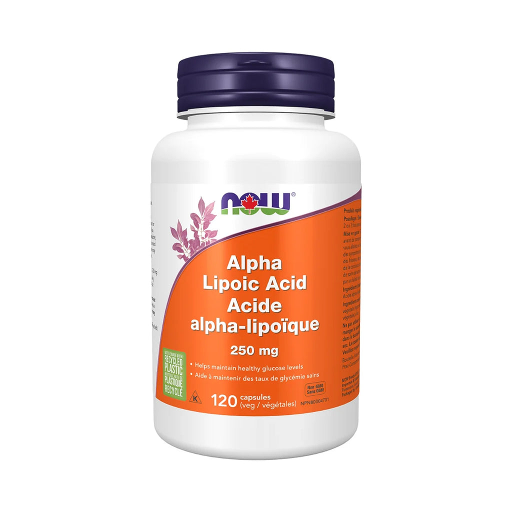 Now Alpha Lipoic Acid 250 mg 120 Veg. Capsules