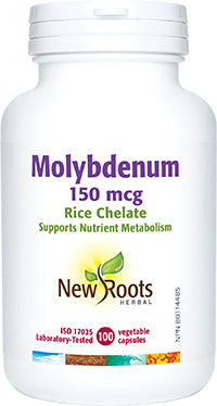 New Roots Molybdenum 150mcg 100 Veg. Capsules