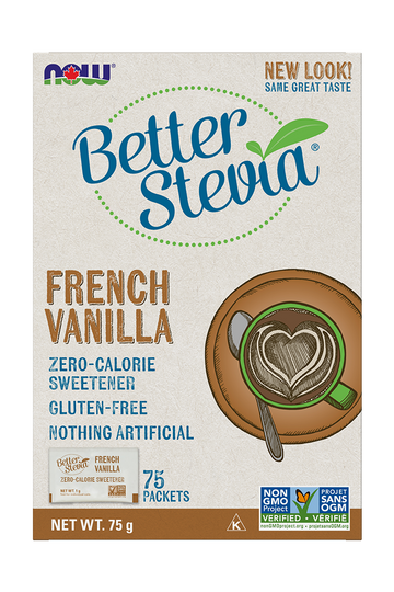 Now BetterStevia French Vanilla 75 Packets