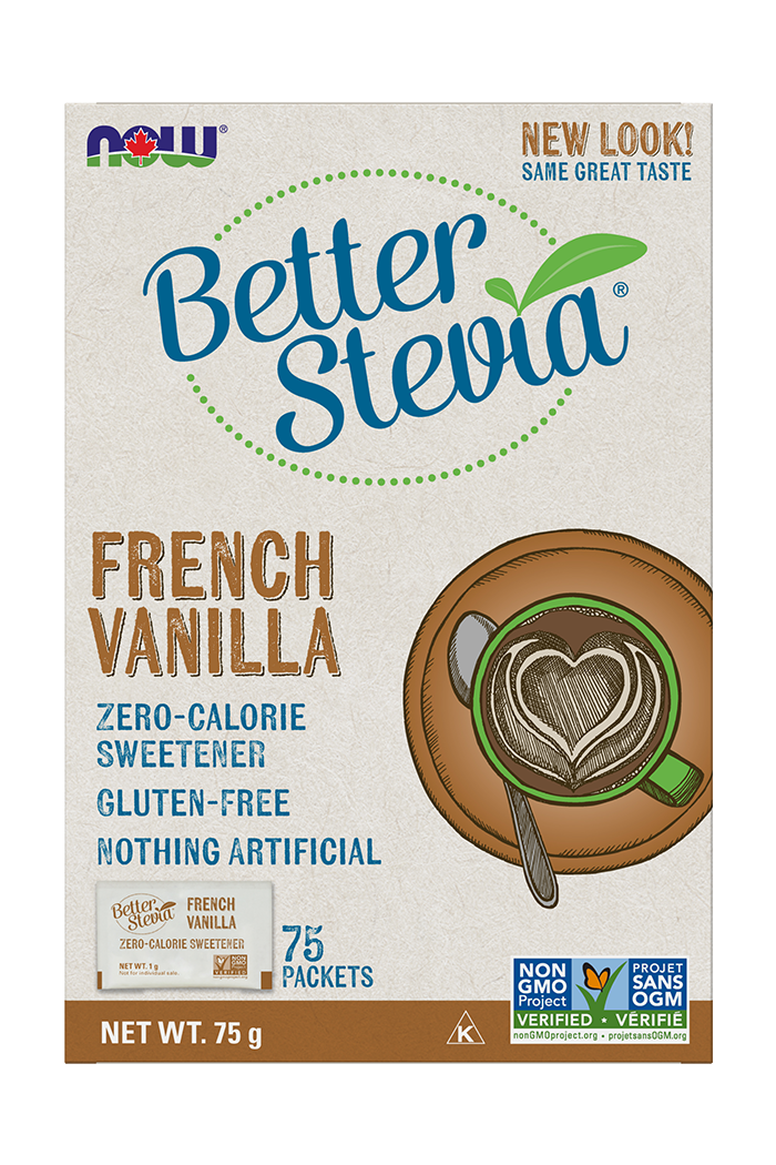 Now BetterStevia French Vanilla 75 Packets