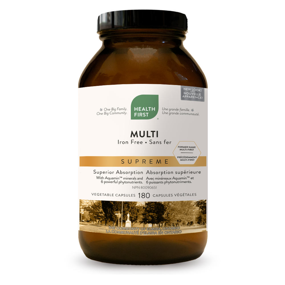 Health First Multi-First Iron-Free Supreme 180 Veg. Capsules