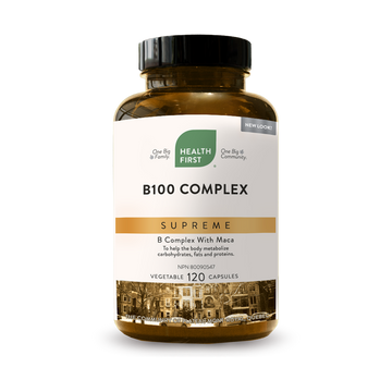 Health First B100 Complex Supreme 120 Veg. Capsules