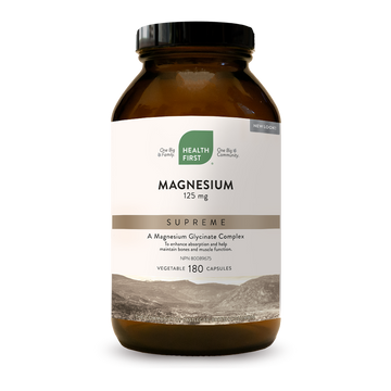 Health First Magnesium Supreme 125mg 180 Veg. Capsules