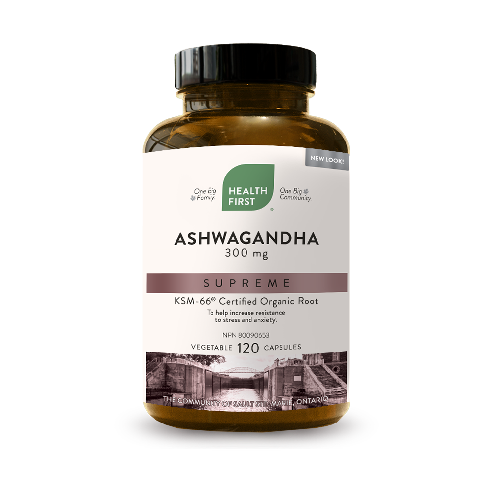 Health First Ashwagandha Supreme 120 Veg. Capsules