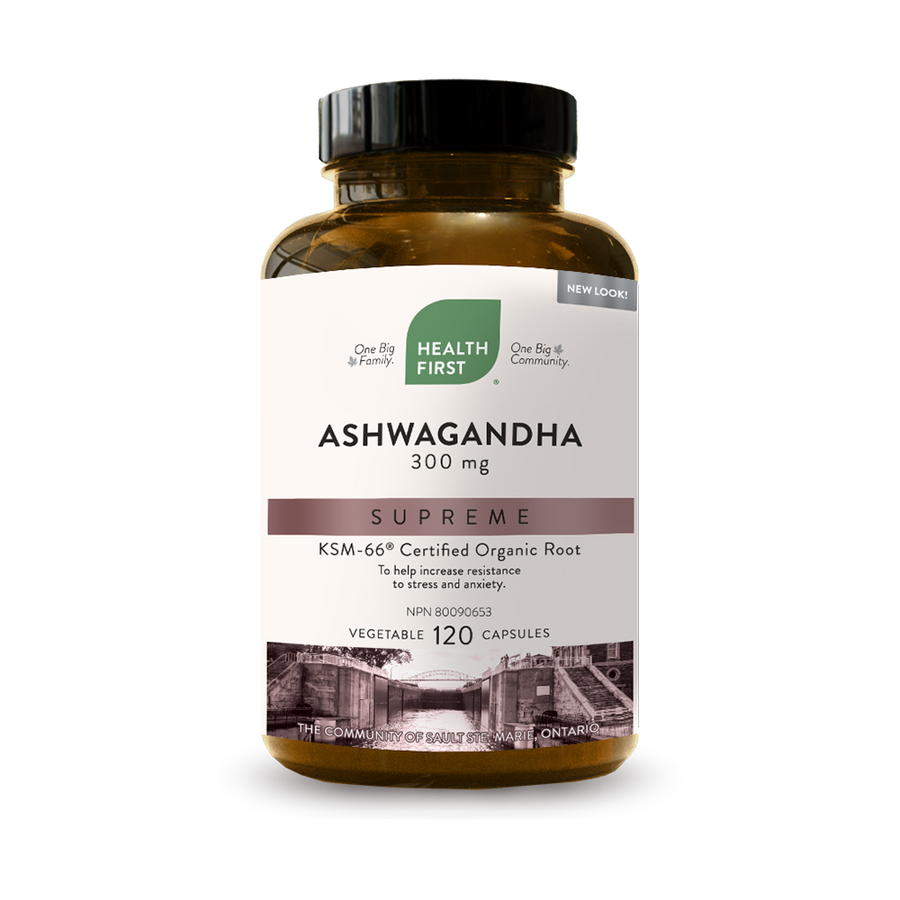 Health First Ashwagandha Supreme 120 Veg. Capsules