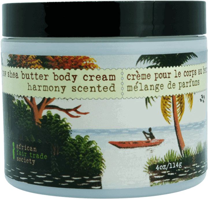 AFTS Raw Shea Butter Body Cream Harmony Scented 114g