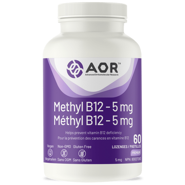 AOR Methyl B12 - 5 mg 60 Lozenges
