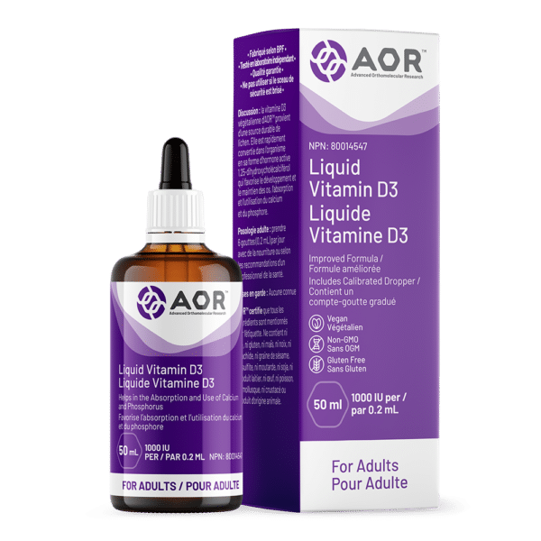 AOR Liquid Vitami D3 For Adults 100ml