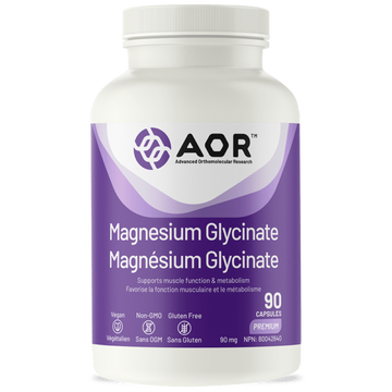 AOR Magnesium Glycinate 90 Capsules