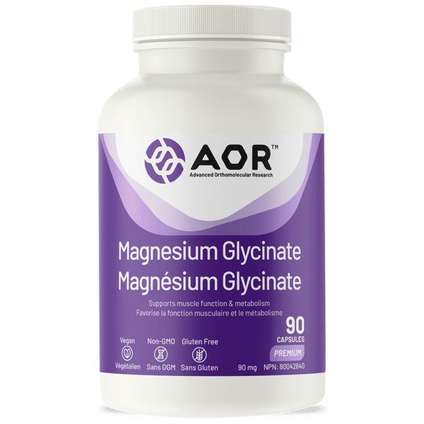 AOR Magnesium Glycinate 90 Capsules