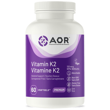 AOR Vitamin K2 60 Veg. Softgels