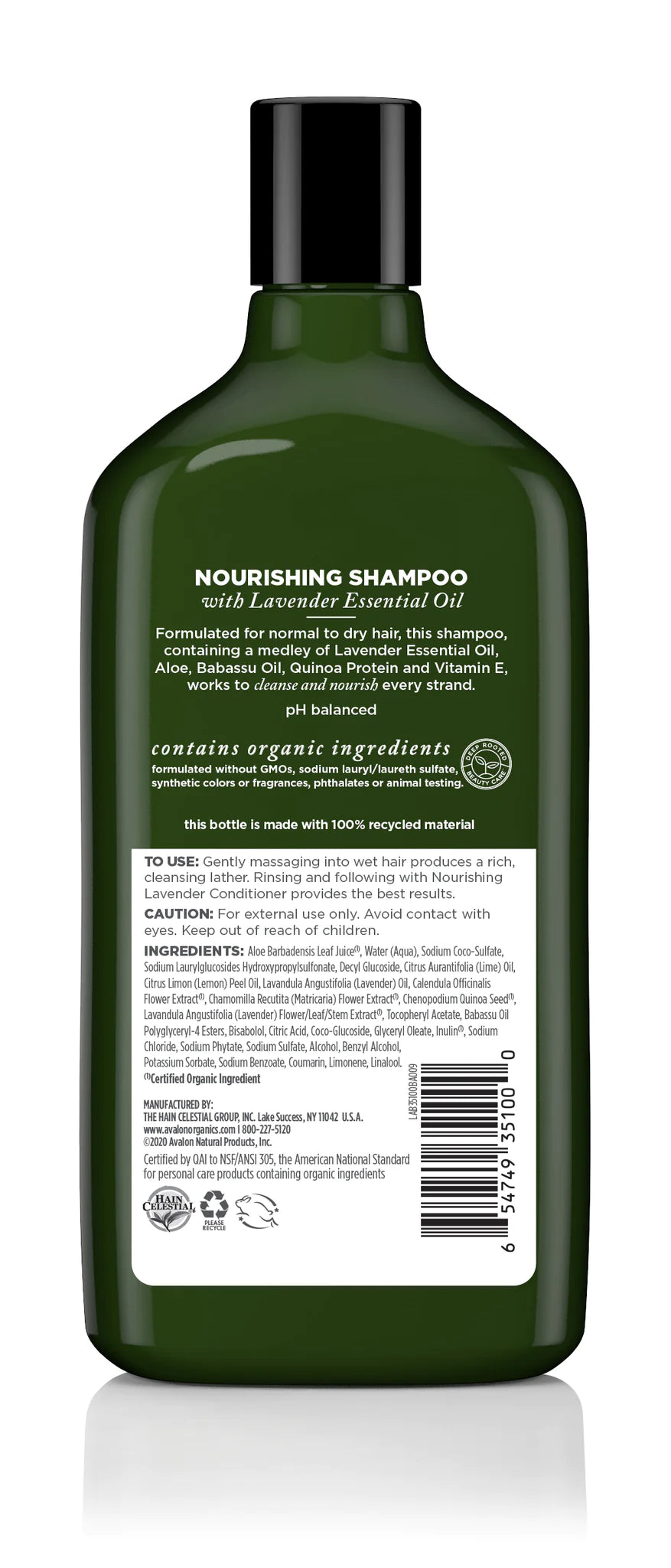 Avalon Nourishing Lavender Shampoo 325ml