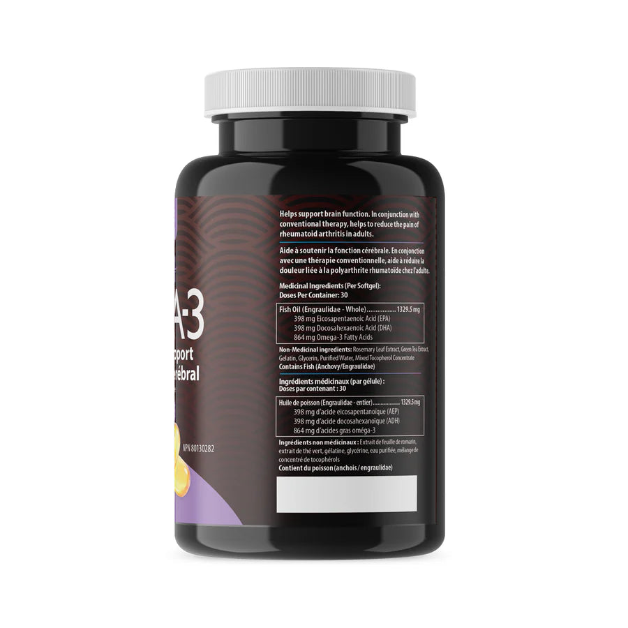 AquaOmega Omega-3 Balanced 3456mg 120 Softgels