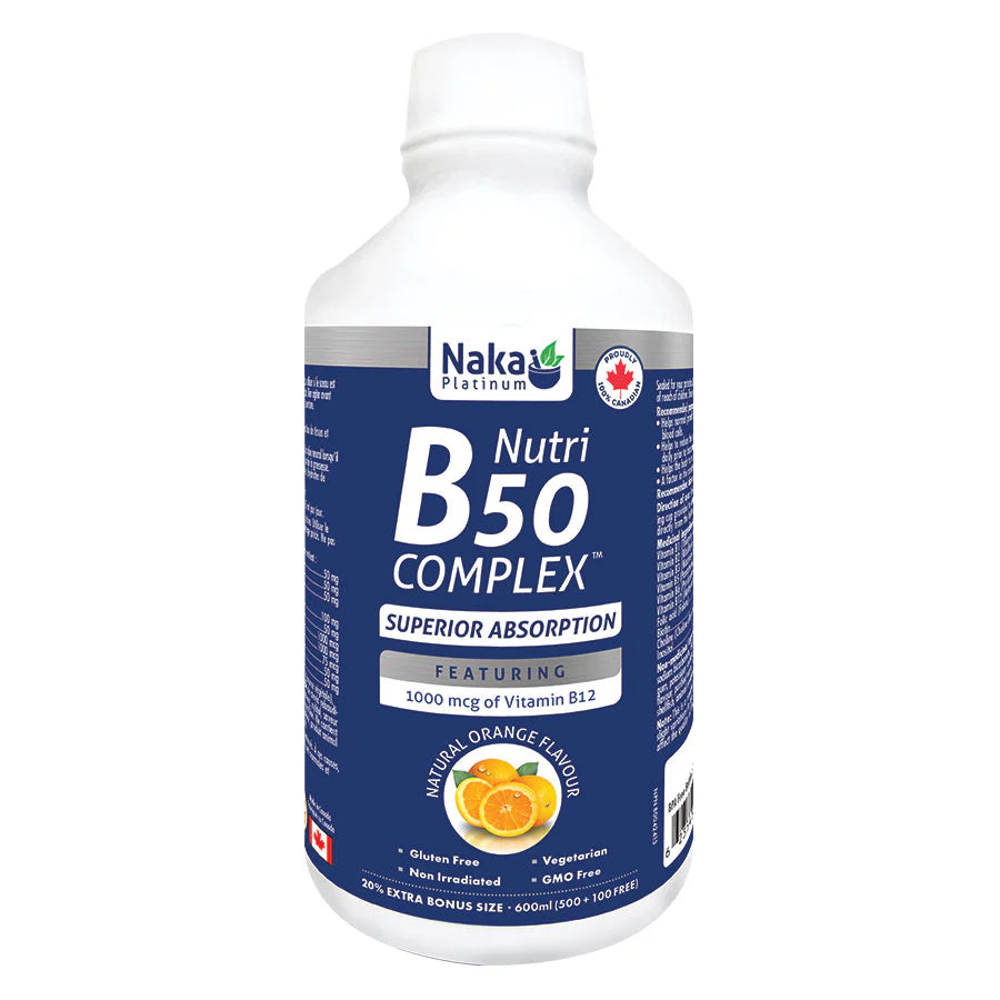 Naka Platinum Nutri B50 Complex 600ml Liquid
