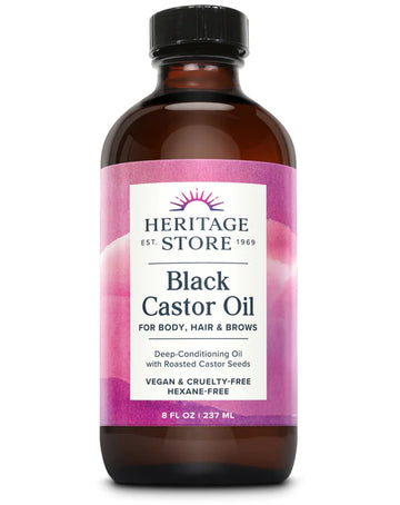 Heritage Store Black Castor Oil 237ml
