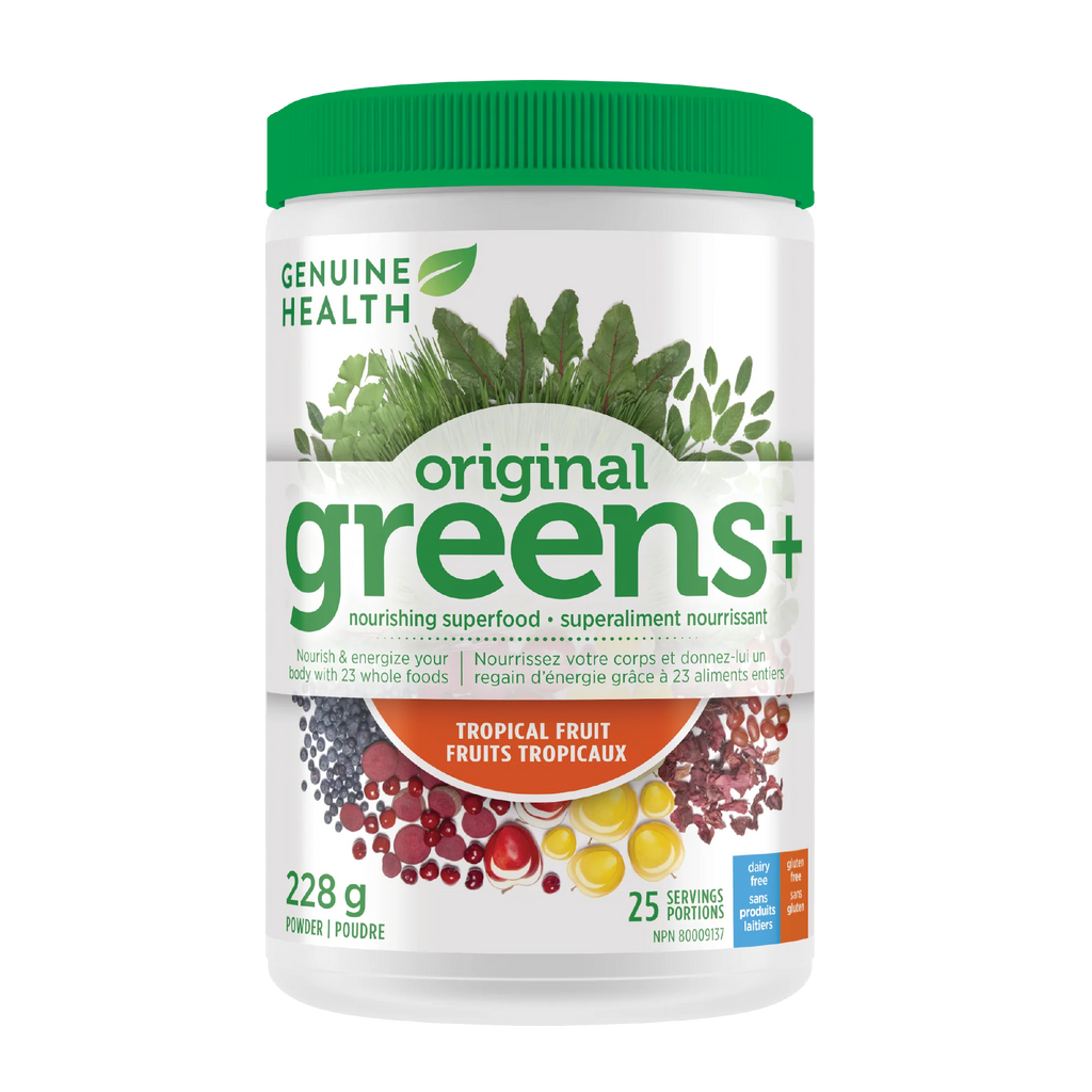 Genuine Health greens+ Tropical Fruit 228g Powder