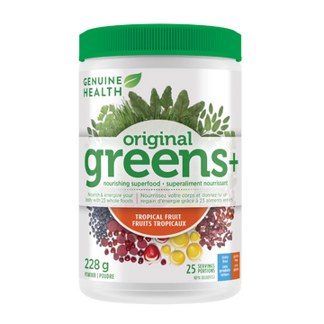 Genuine Health greens+ Tropical Fruit 228g Powder