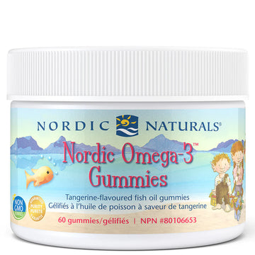 Nordic Naturals Omega-3 Tangerine Flavour 60 Gummies