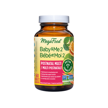 Mega Food Baby & Me 2 Postnatal Multi 60 Tablets