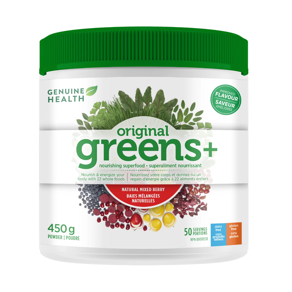 Genuine Health greens+ | mixed berry 450g Powder