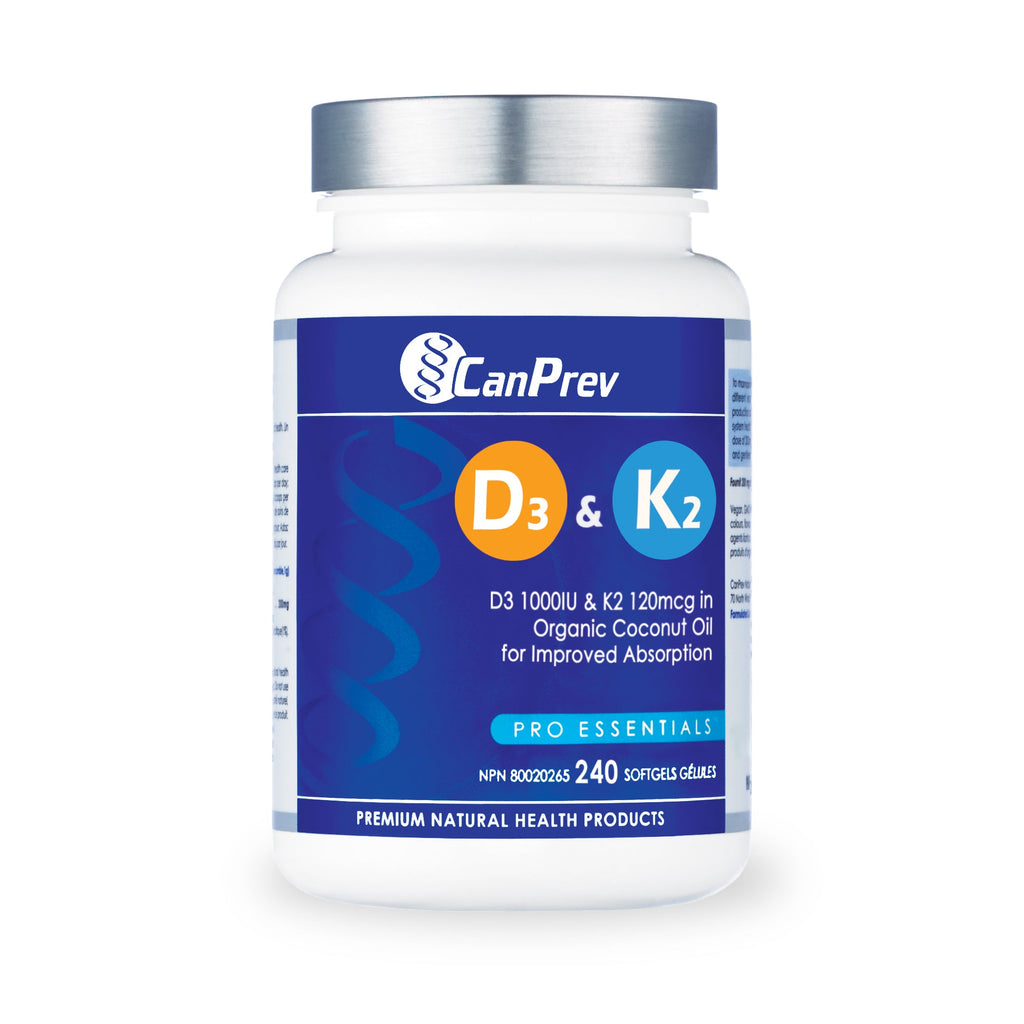 CanPrev D3 & K2 | 240 Softgels