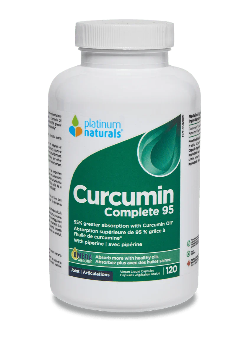 Platinum Naturals Curcumin Complete 95 | 120 Veg. Capsules