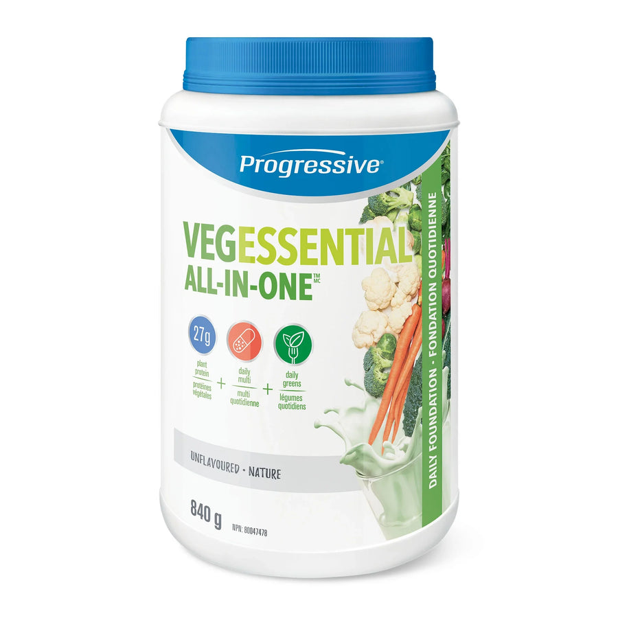 Progressive VegEssential All-In-One Unflavoured 840g Powder