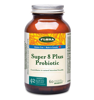 Flora Super 8 Plus Probiotic 60 Veg. Capsules