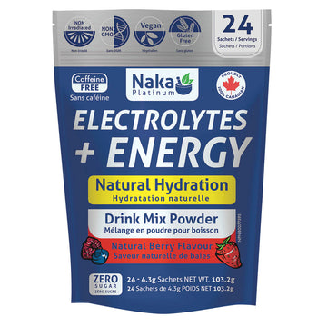 Naka Electrolytes + Energy 24 sachets