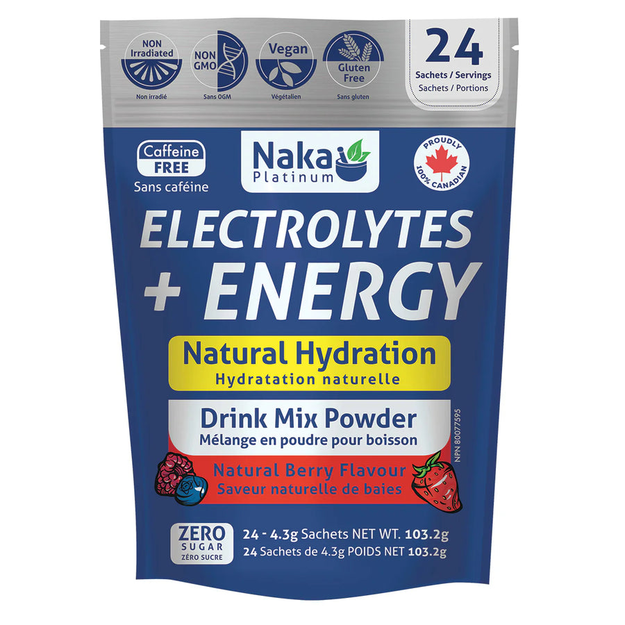 Naka Electrolytes + Energy 24 sachets