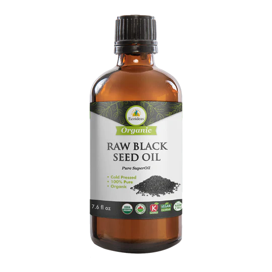Ecoideas Organic Raw Black Seed Oil 225ml