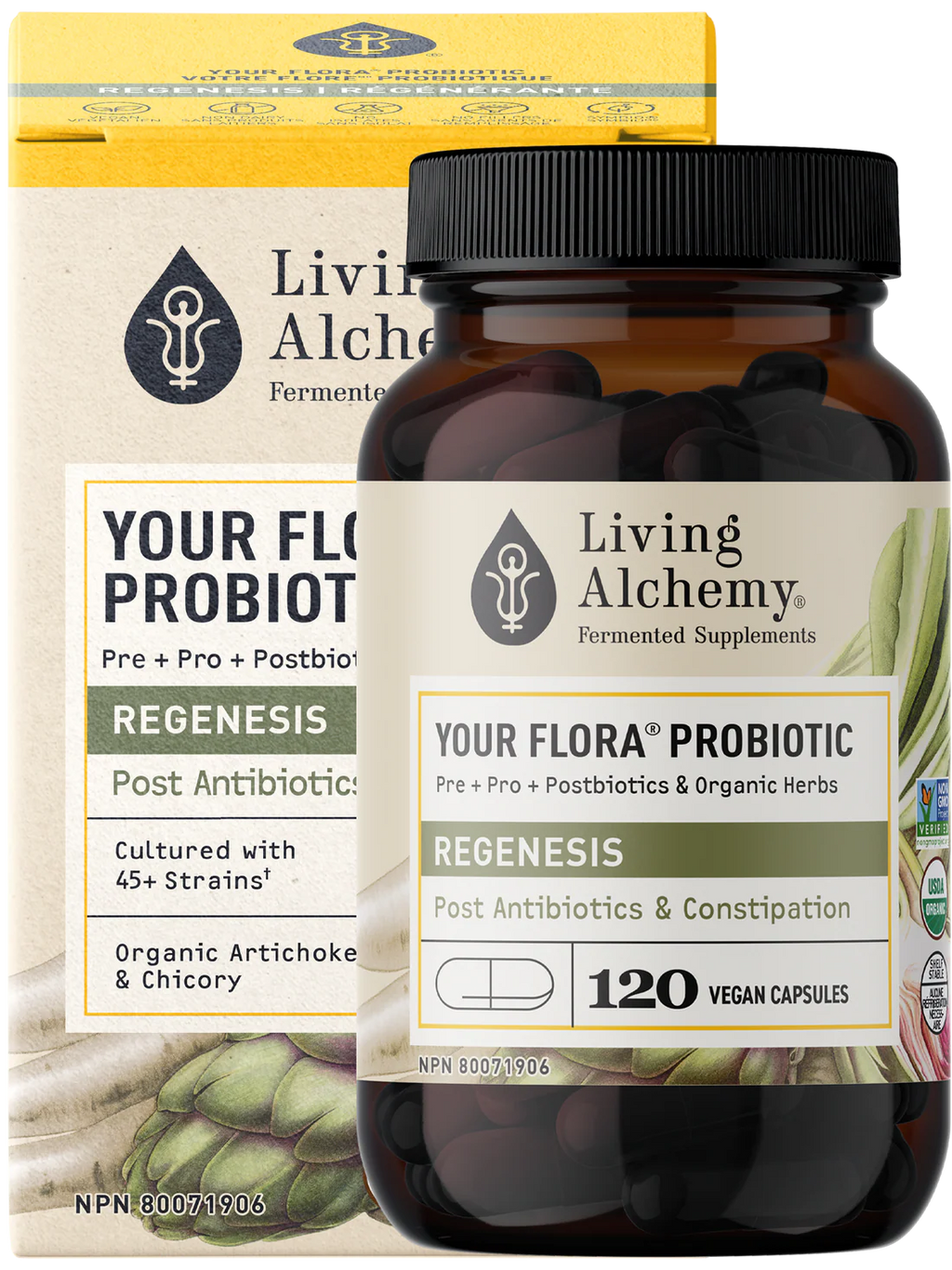 Living Alchemy Your Flora Regenesis 120 Veg. Capsules