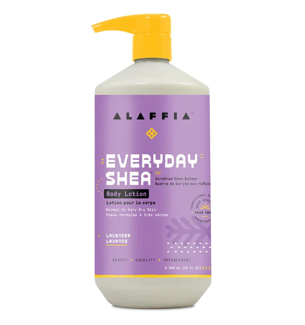 Alaffia Everyday Shea Body Lotion - Lavender Flavour 950ml