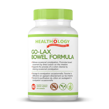 Healthology GO-LAX BOWEL FORMULA 120 Veg. Capsules