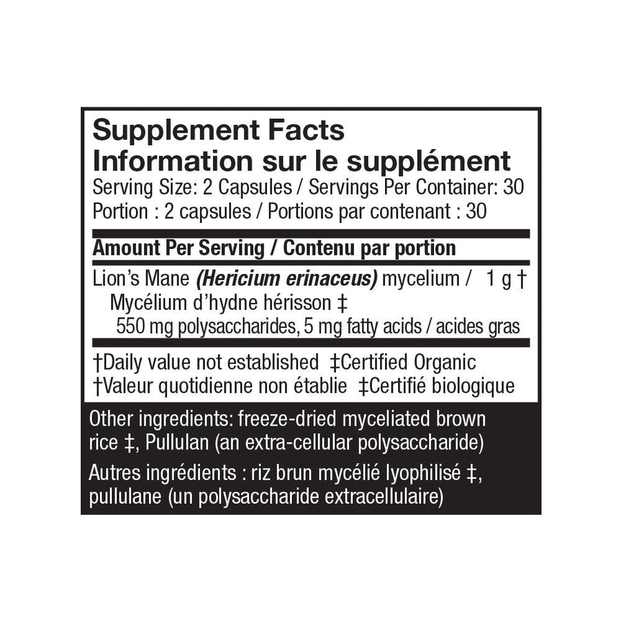 Host Defense Lions Mane 120 Veg. Capsules